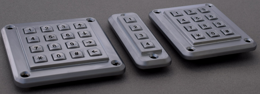 NEMA 4 Rugged Keypads